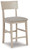 Waylowe Natural Upholstered Barstool (Set of 2)