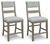 Moreshire Bisque Upholstered Barstool (Set of 2)