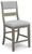 Moreshire Bisque Upholstered Barstool (Set of 2)