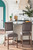 Benmara Grayish Brown / Brown Upholstered Barstool (Set of 2)