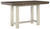 Brewgan White / Brown / Beige 7 Pc. Counter Extension Table, 6 Barstools