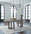 Anibecca Gray / Off White 7 Pc. Dining Room Table, 2 Side Chairs, 2 Arm Chairs, Bench, Server