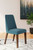Lyncott Blue / Brown- 5 Pc. Butterfly Extension Table, 4 Side Chairs