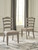 Lodenbay Antique Gray 8 Pc. Dining Room Extensiontable, 6 Side Chairs, Server