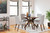 Lyncott Brown / Gray 5 Pc. Dining Room Table, 4 Side Chairs