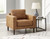 Telora Caramel 2 Pc. Chair, Ottoman