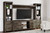 Trinell Brown 4-Piece Entertainment Center