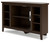 Camiburg Warm Brown Corner TV Stand/Fireplace Opt