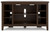 Camiburg Warm Brown Corner TV Stand/Fireplace Opt