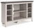 Dorrinson Two-tone Corner TV Stand/Fireplace Opt