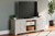 Bellaby Whitewash 72" TV Stand W/Fireplace Option