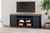 Landocken Brown / Blue Xl TV Stand W/Fireplace Option