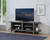 Coralee Tv Stand Dark Gray