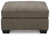 Mahoney Chocolate Oversized Accent Ottoman