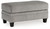 Davinca Charcoal Ottoman