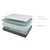 12 Inch Chime Elite Gray 2 Pc. King Foundation With Mattress