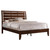 Serenity California King 4 Piece Set (Bed, Nightstand, Dresser, Mirror) Brown