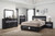 Miranda Queen 5 Piece Set (Bed, Nightstand, Dresser, Mirror, Chest) Black
