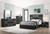 Blacktoft 4 Piece Eastern King Panel Bedroom Set Black