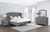 Deanna King Bed 4 Piece Set Gray