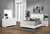 Felicity Eastern King Bed 4 Piece Set Glossy White