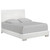 Felicity Eastern King Bed 4 Piece Set Glossy White