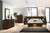 Jessica Eastern King Bed 6 Piece Set Cappuccino