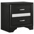 Miranda Eastern King 5 Piece Set (King Bed, Nightstand, Dresser, Mirror, Chest) Black