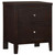 Carlton Queen 4 Piece Set (Bed, Nightstand, Dresser, Mirror) Black And Brown