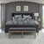 Alderwood California King Bed Gray