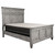 Avenue Platform Bed California King Dark Gray