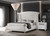 Barzini Upholstered Bed California King White