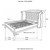 Barzini Upholstered Bed California King White