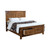 Brenner California King Bed Light Brown Wood