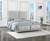 California King Bed Pearl Silver