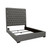 Camille Upholstered Bed California King Gray