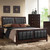 Carlton California King Bed Black And Brown