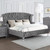 Deanna California King Bed Gray