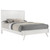 53.25" Height Eastern King Bed White