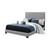 Boyd Upholstered Bed Eastern King Light Gray