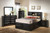 Briana Eastern King Storage Bed Black