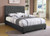 Chloe Upholstered Bed Eastern King Gray