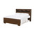 Jessica Eastern King Bed With Storage Headboard Brown