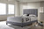 Mapes Upholstered Bed Eastern King Light Gray