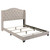 Sonoma Upholstered Bed Eastern King Beige