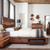 Winslow Eastern King Bed Light Brown Wood