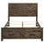 Woodmont Eastern King Bed Brown