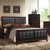Carlton Queen Bed Black And Brown