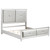 Queen Bed Pearl Silver