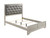 Salford Queen Bed Pearl Silver